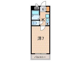 たけさだハイツの物件間取画像